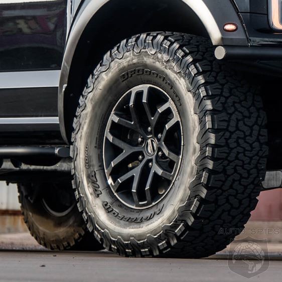 Say What? Ford Bronco Test Mule Caught With Raptor Wheels And Tires